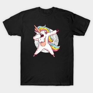 Unicorn Dab Dabbing T-Shirt